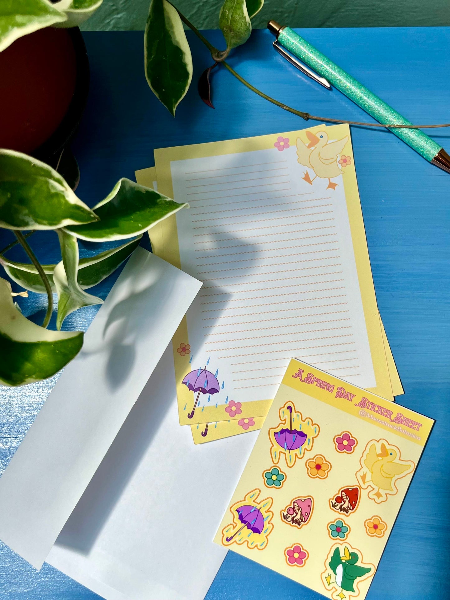 A Spring Day Letter Writing Set