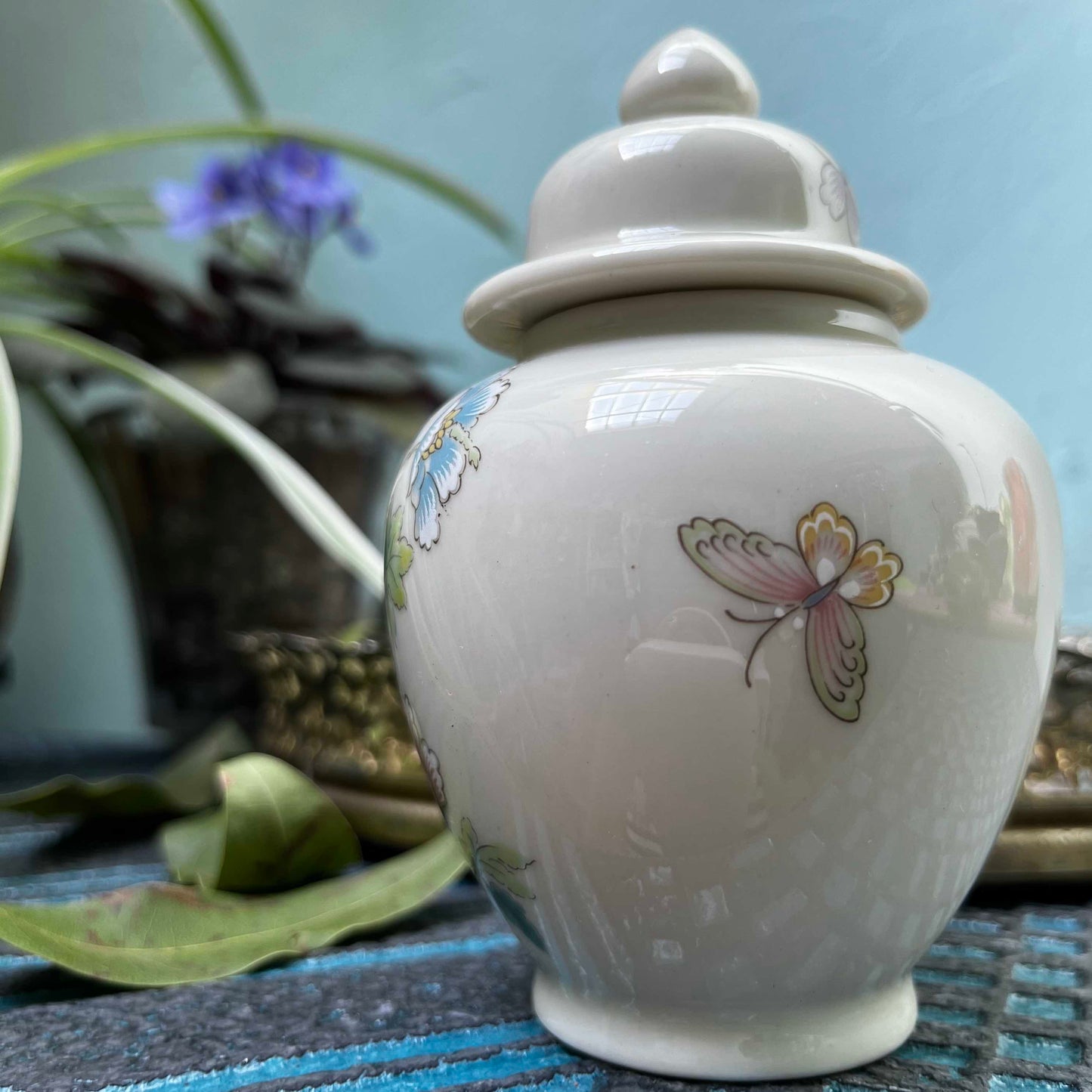 Bay Leaf Filled Vintage Wish Jar