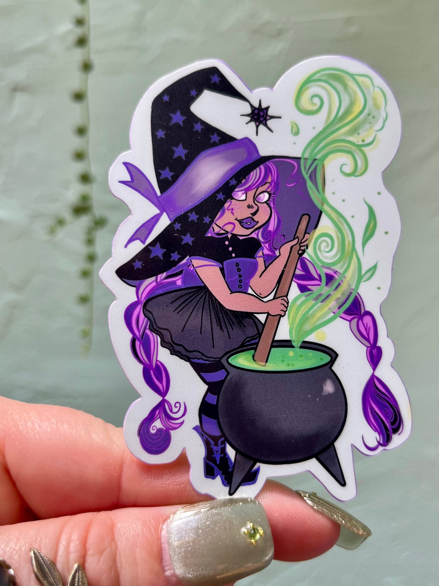 The Potion Witch Glossy Vinyl Sticker