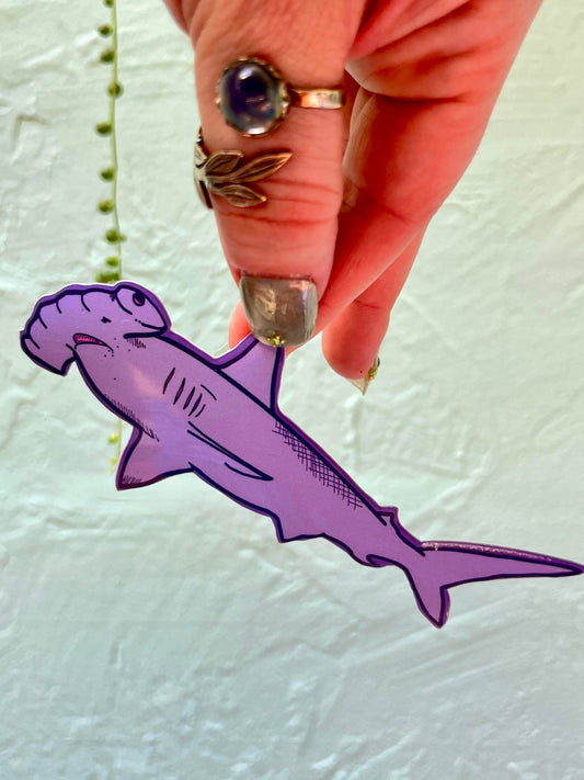Hammerhead Shark Glossy Sticker