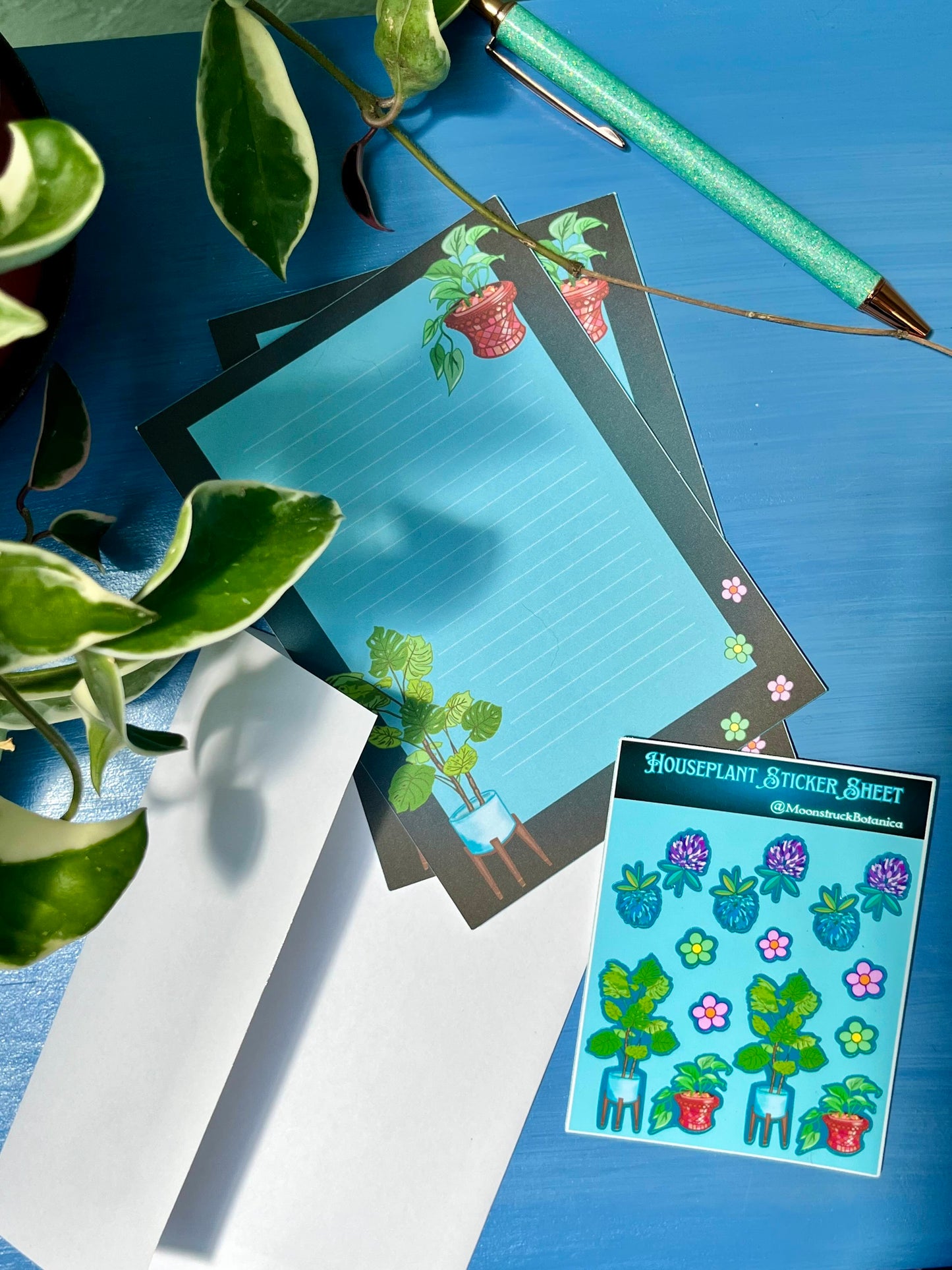 Houseplants Letter Writing Set