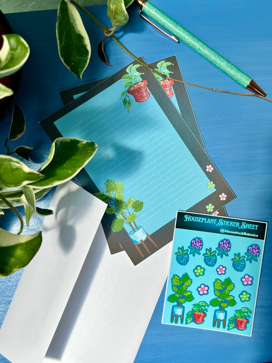 Houseplants Letter Writing Set