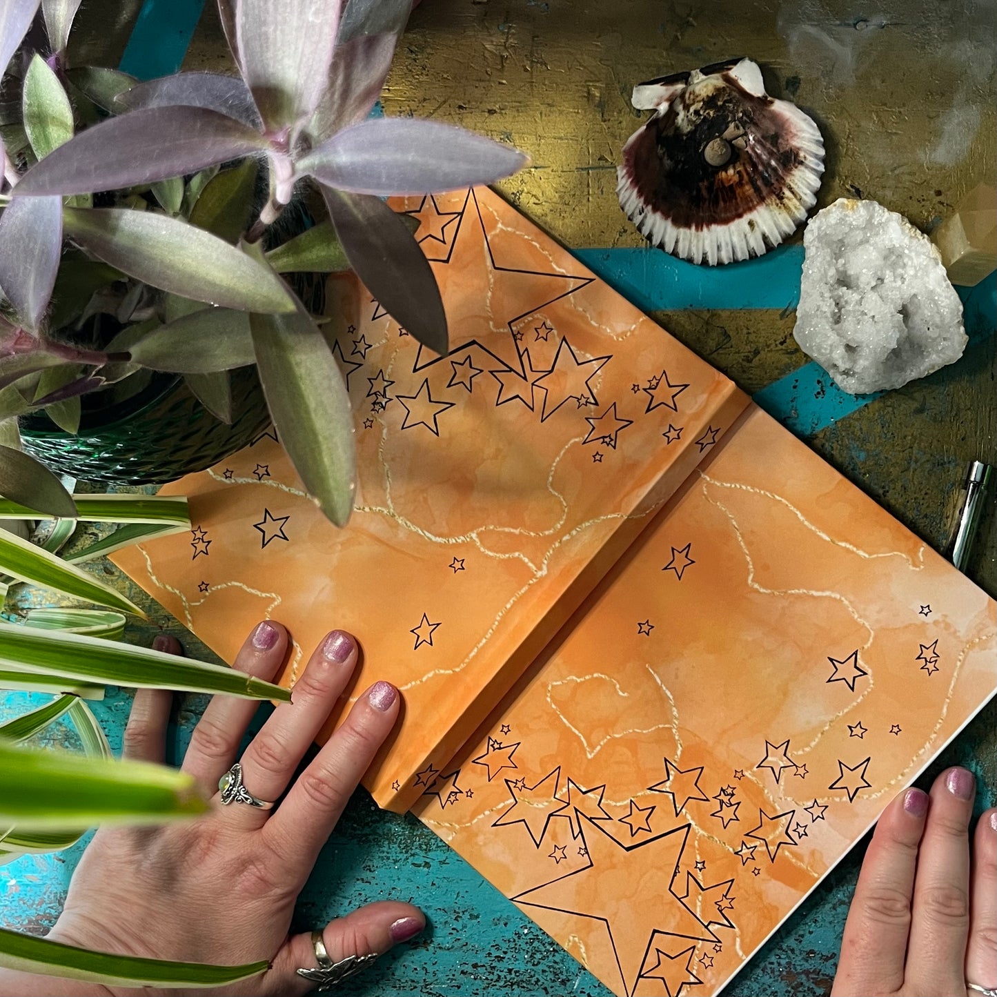 Svādhisthāna (sacral chakra) Creativity Orange Blank Notebook