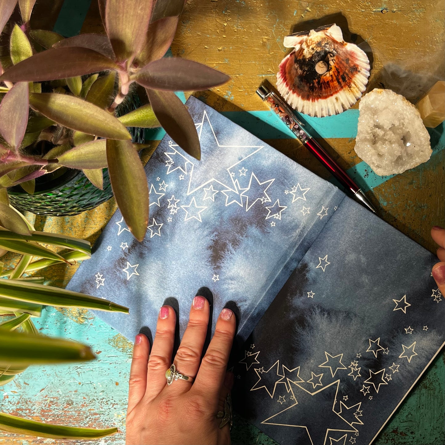 Ājñā (third eye chakra) Intuition & Perception Color Therapy Notebook