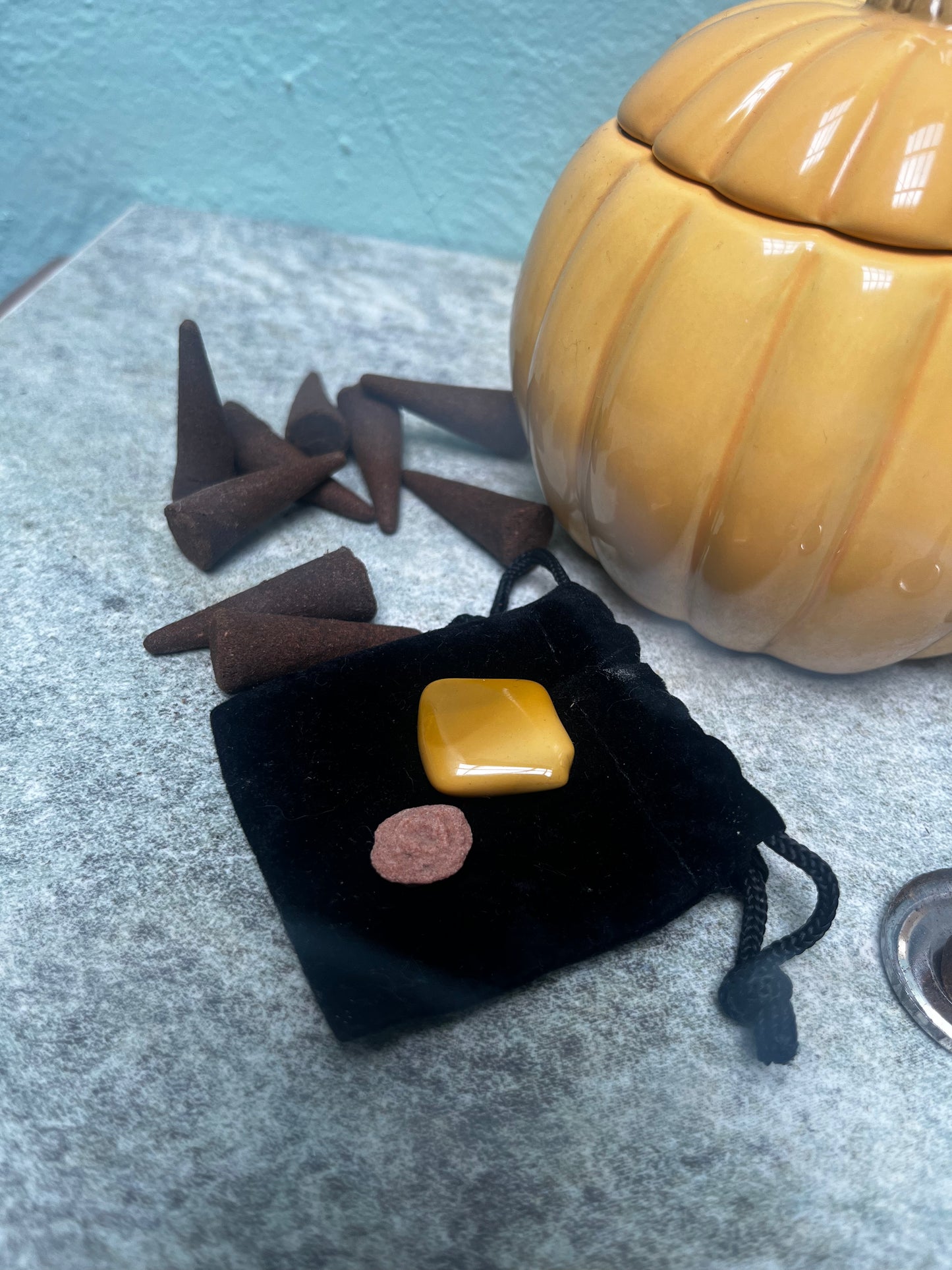 Yellow Pumpkin Witches Toolkit