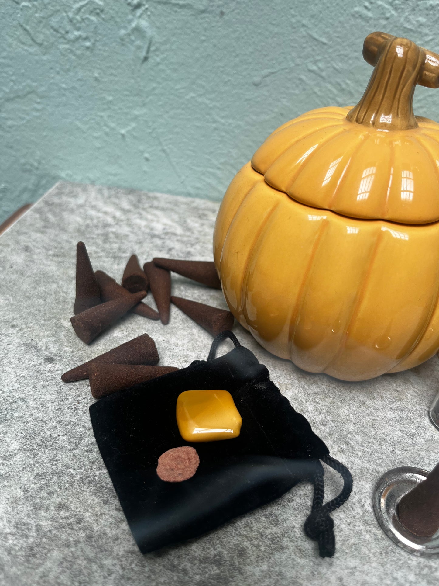 Yellow Pumpkin Witches Toolkit