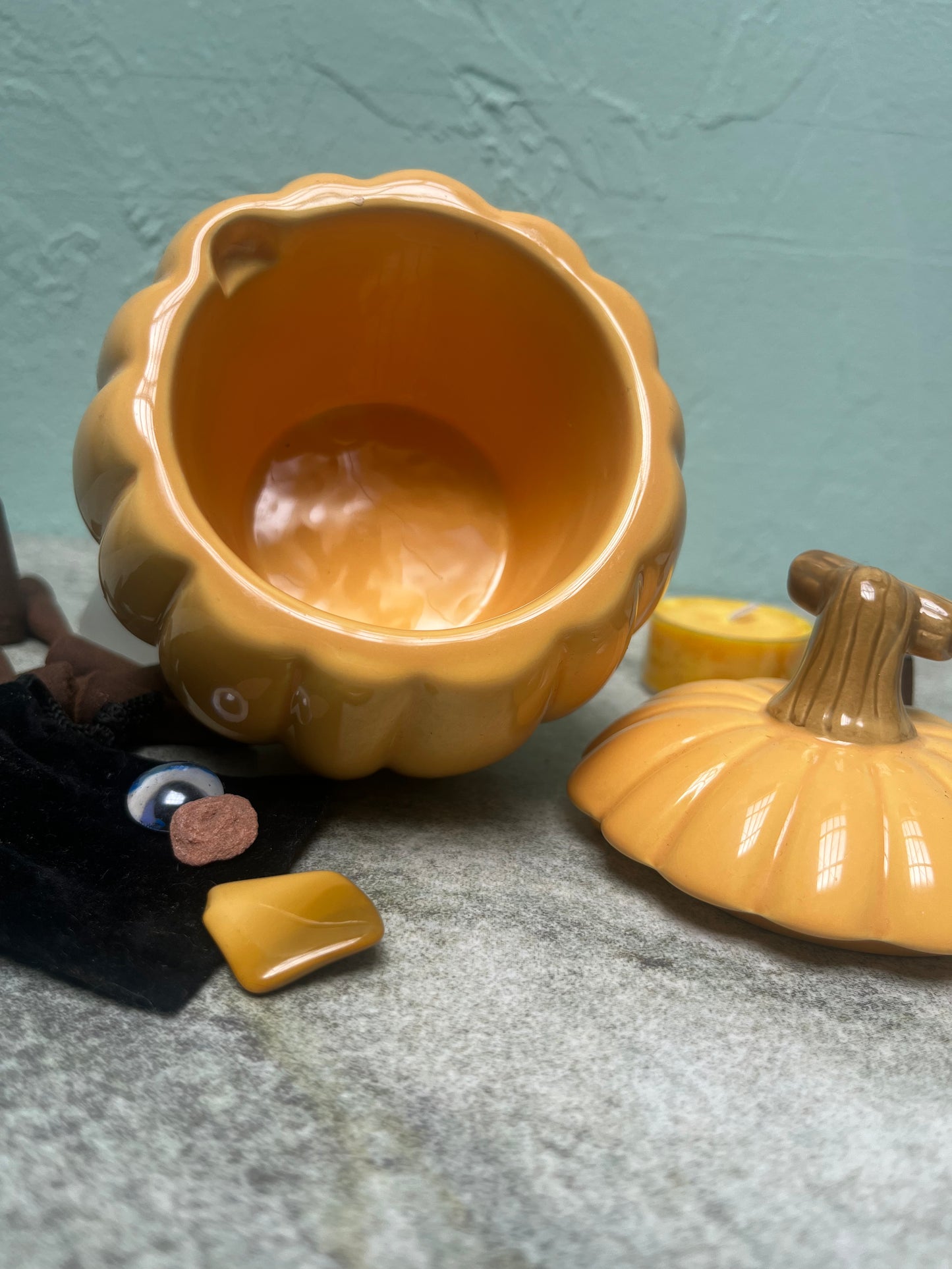 Yellow Pumpkin Witches Toolkit