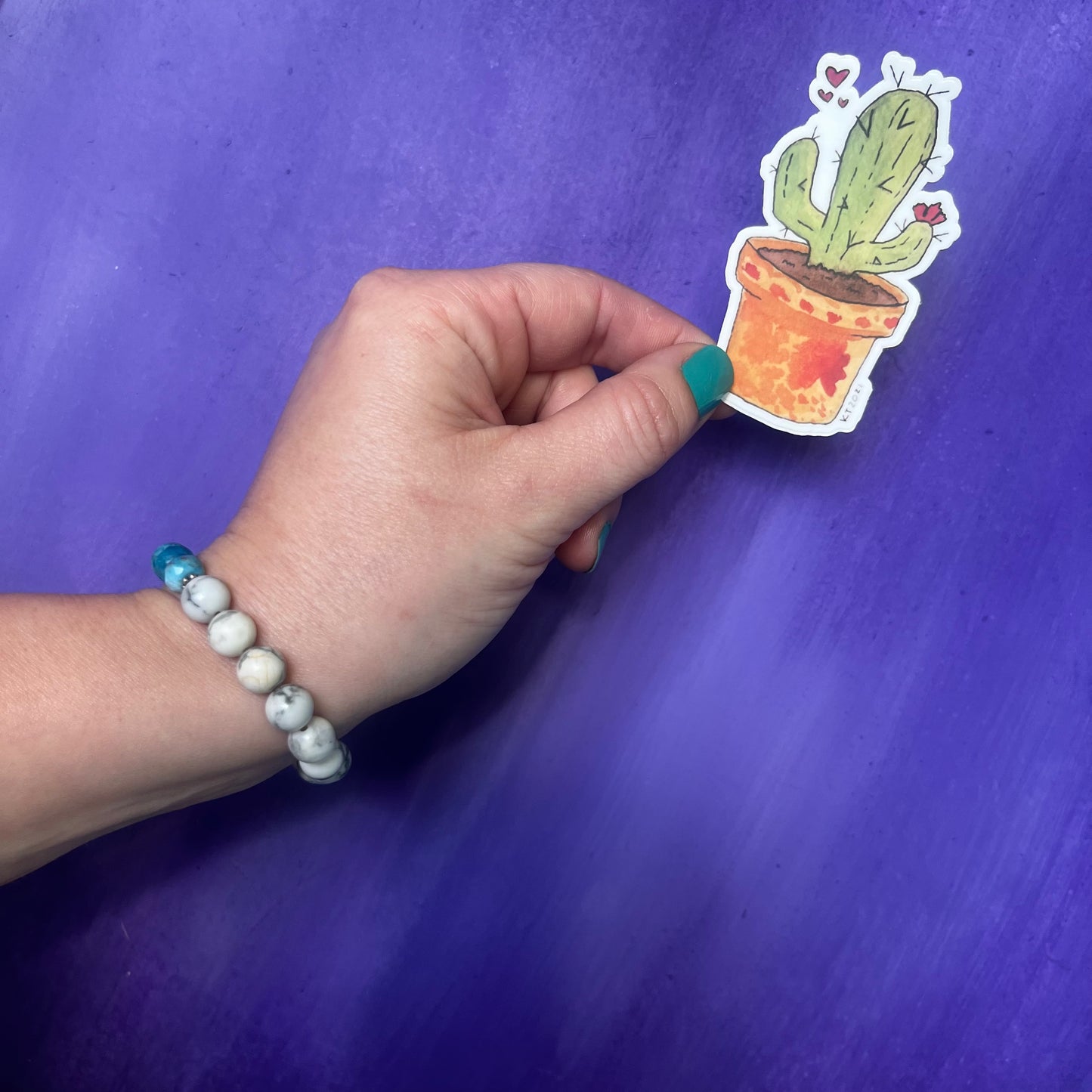 Cactus Love Vinyl Sticker