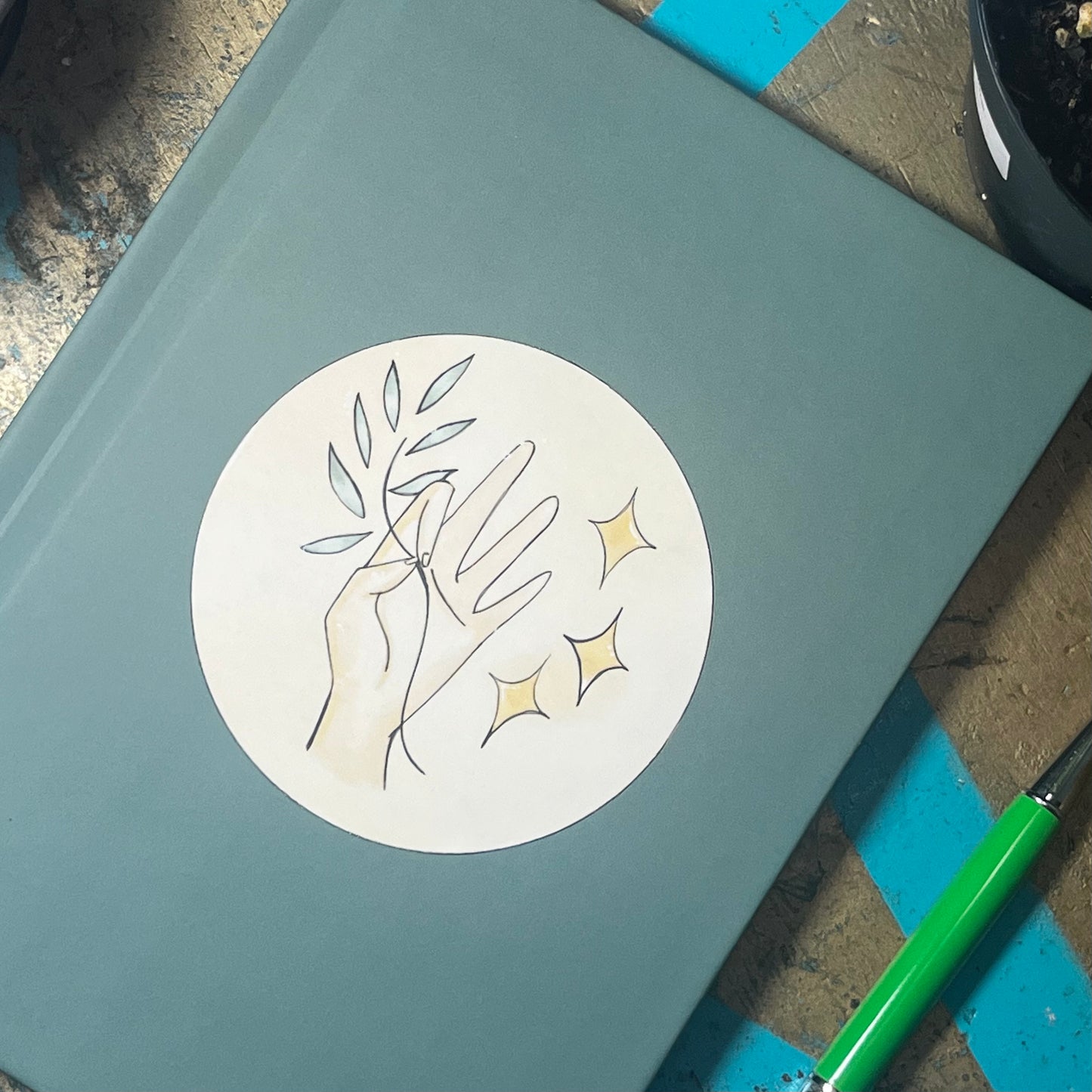 Plant Magick Blank Notebook