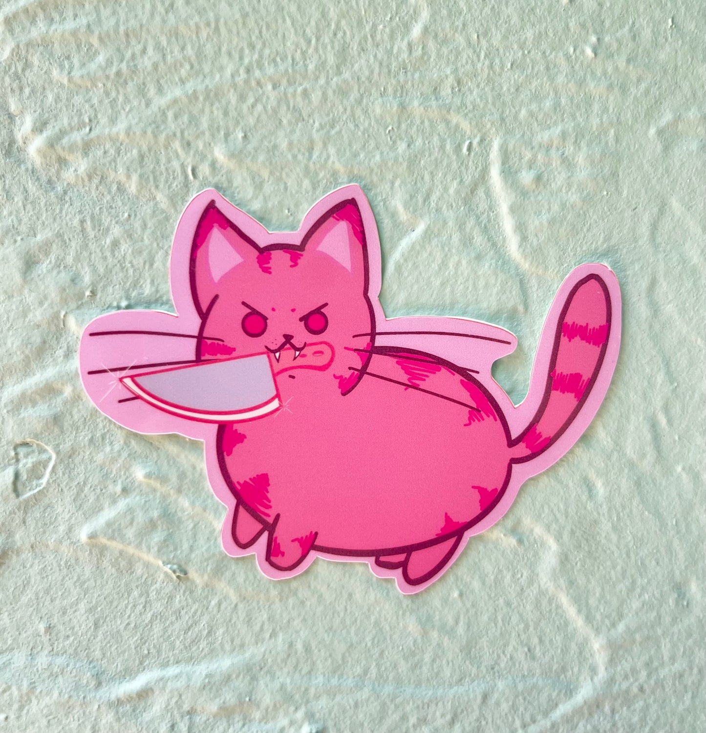 Colorful Colony of Stabby Cats Sticker Set