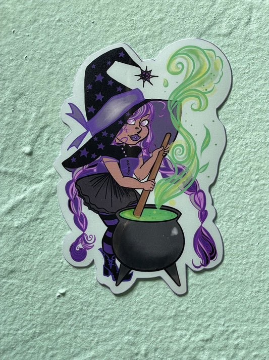 The Potion Witch Glossy Vinyl Sticker