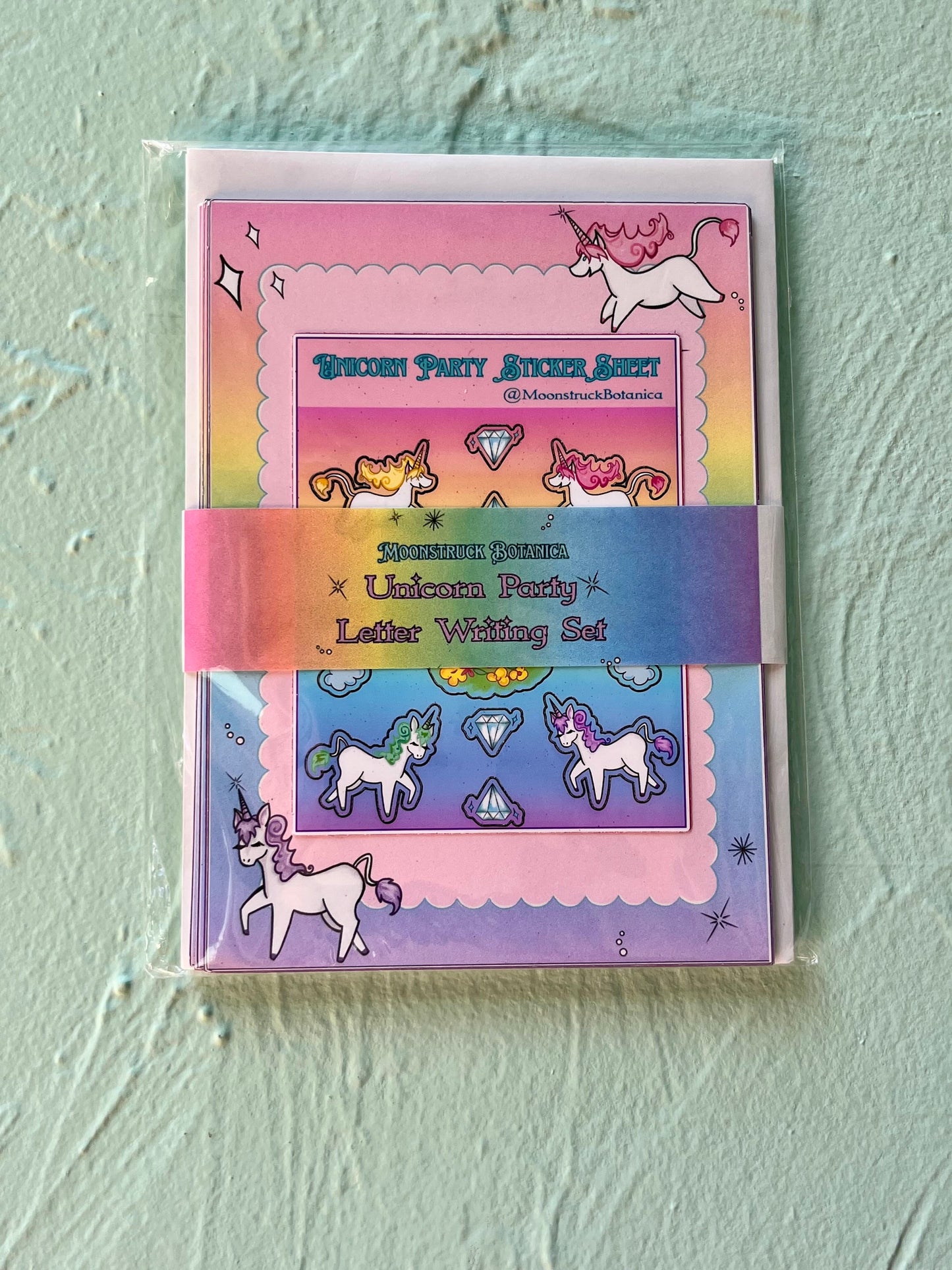 Unicorn Party Letter Writing Set