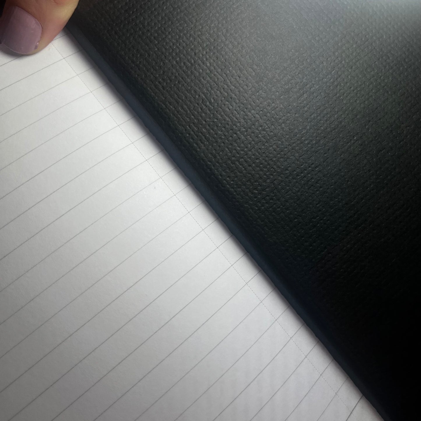 Crescent Moonlit Kitty Blank Journal