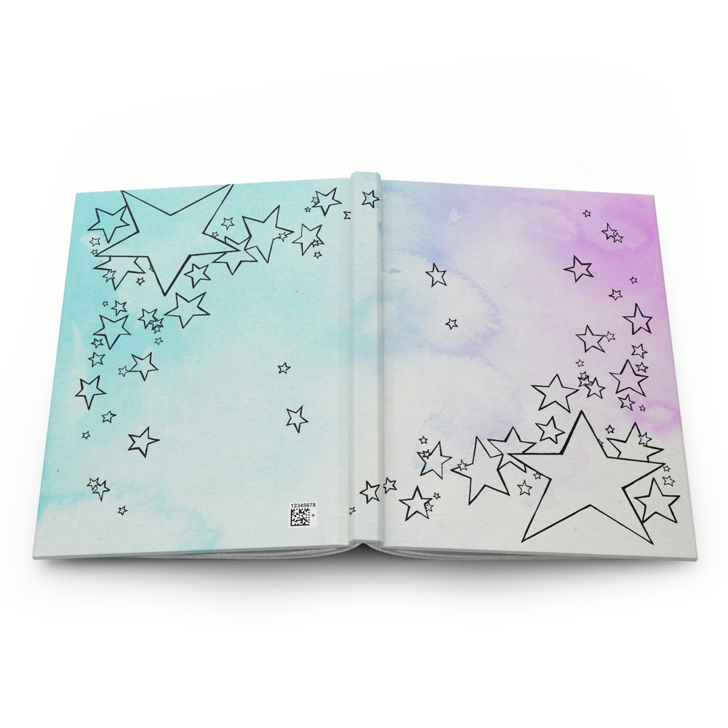 Teal and Pink Cotton Candy Dream Star Power Journal
