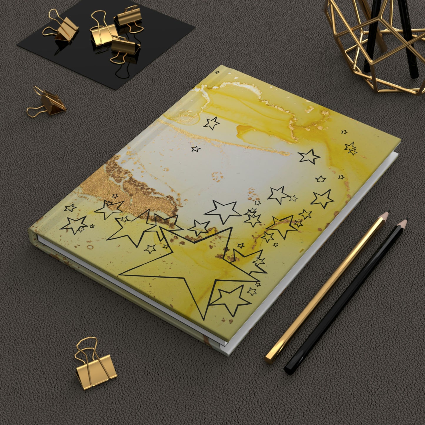 Manipūra (solar plexus chakra) Confidence & Willpower Yellow Blank Journal