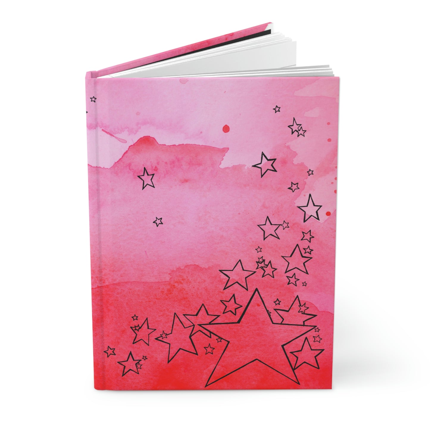Red Life Star Power Writing Notebook