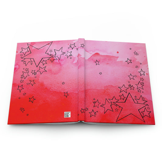 Red Life Star Power Writing Notebook
