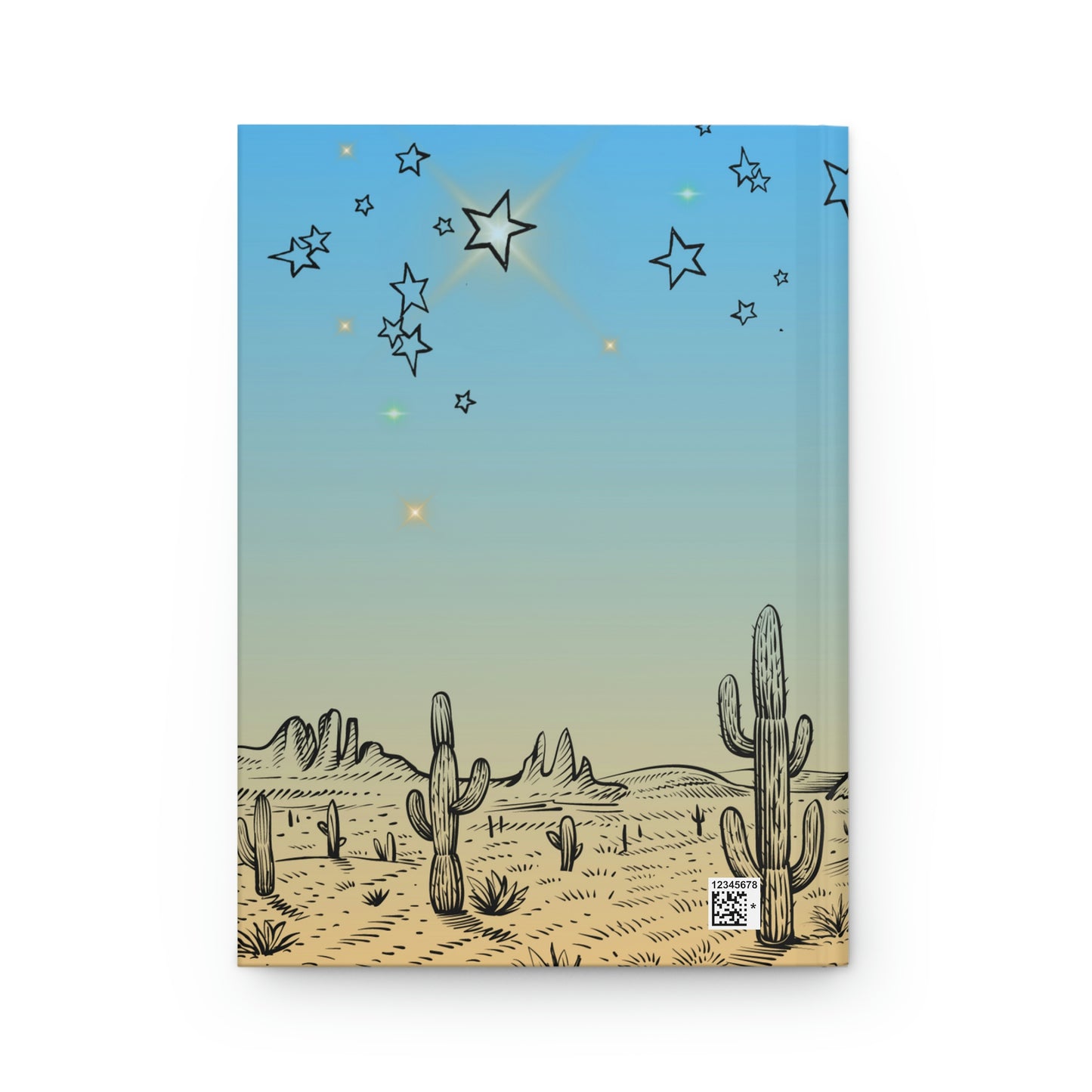 UFO Sighting Over Desert Road Travel Journal