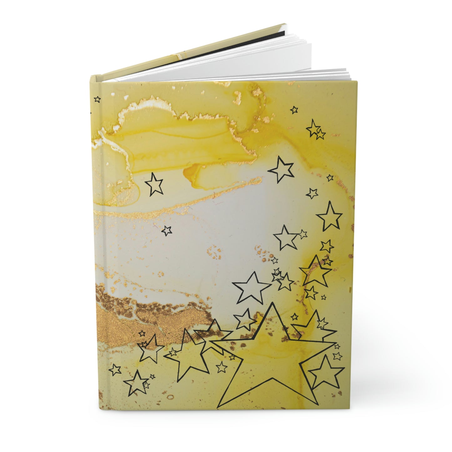 Manipūra (solar plexus chakra) Confidence & Willpower Yellow Blank Journal