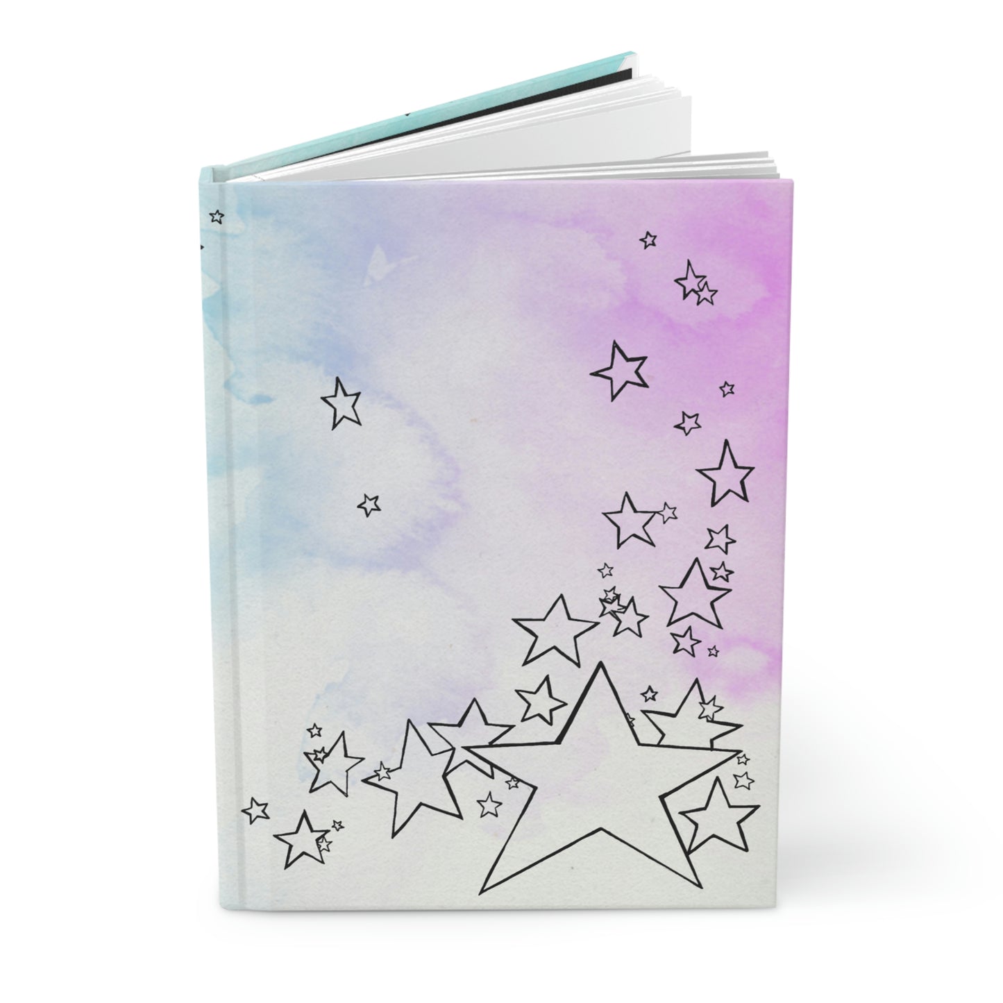 Teal and Pink Cotton Candy Dream Star Power Journal